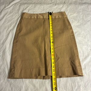 Banana republic tan pencil skirt.